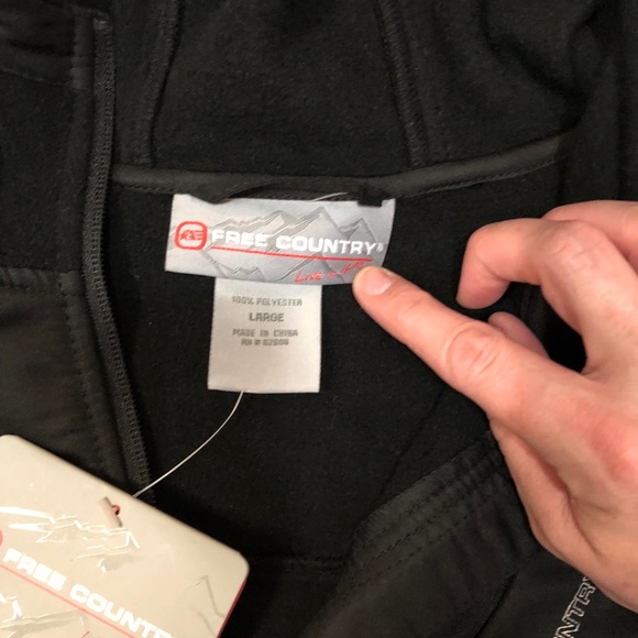 NWT Womans Free Country Microtech Fleece - Picture 4 of 5